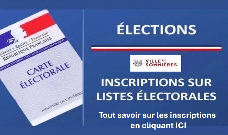 Inscriptions sur liste électorales Inscriptions sur liste électorales