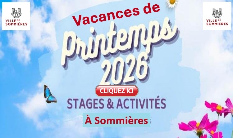 Programme des vacances de printemps Programme des vacances de printemps